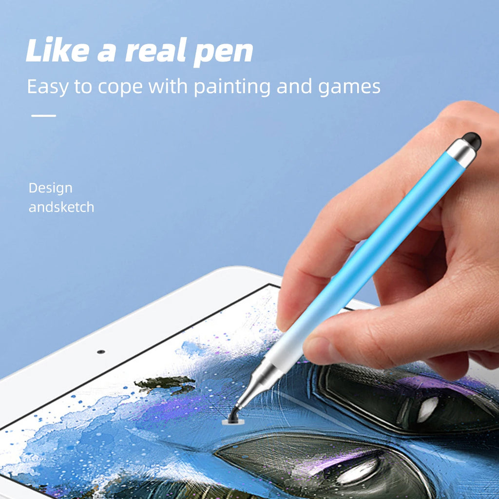 2 in 1 Stylus Pen for Mobile Phone Tablet Capacitive Touch Pencil For iPhone Samsung Android Drawing Screen Pencil