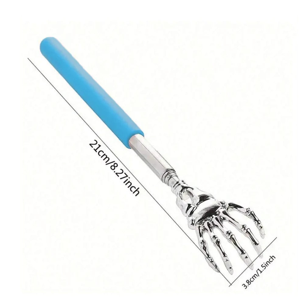 Portable Extendable Back Scratcher Stainless Steel Telescoping Back Scratcher for Both Human and Pets Extendable Back Massager
