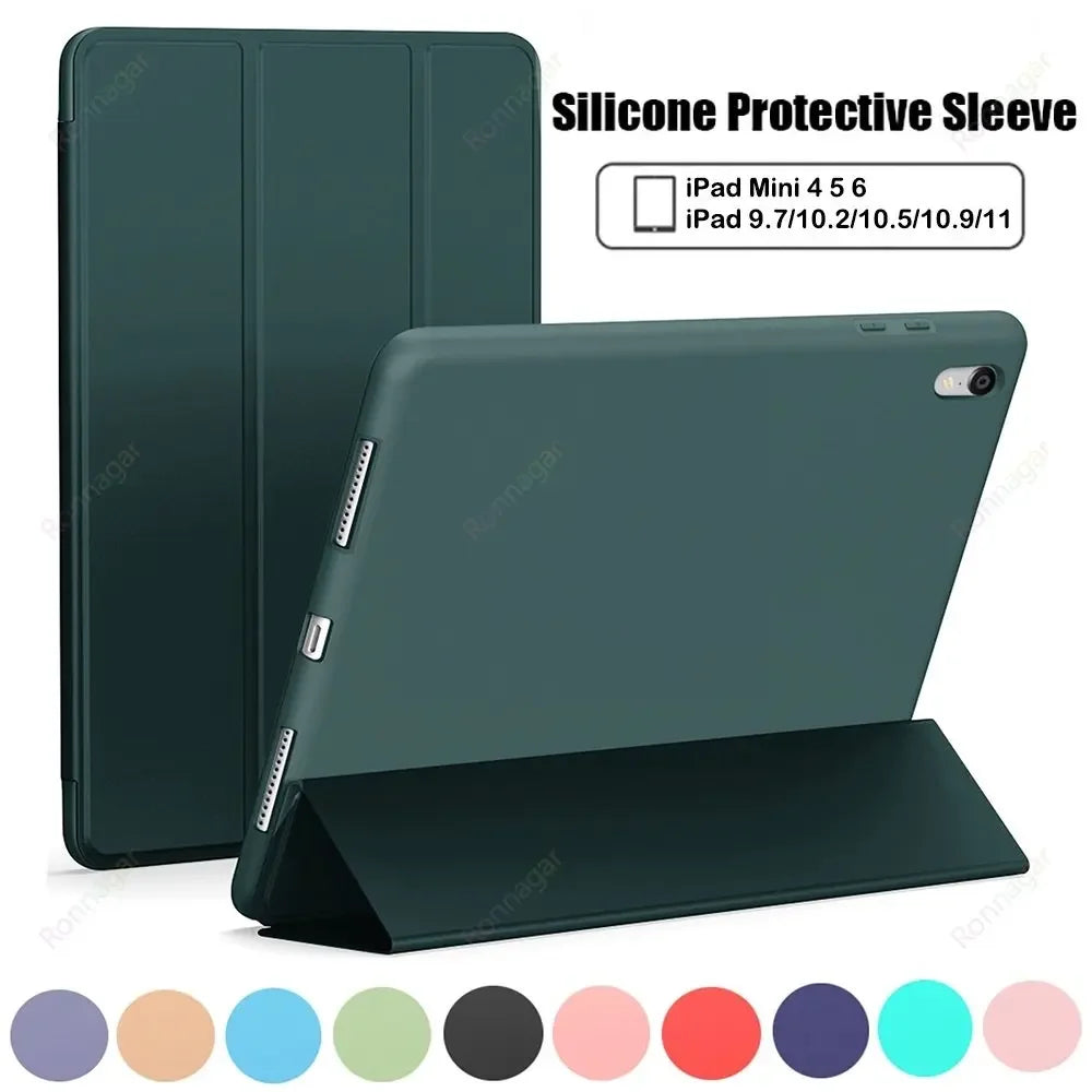 For iPad Air11 2025 2024 case A16 11th Pro11 M4 M2 iPad 9th 6th 5th Gen 9.7 10.2 Air6 M3 M2 Air5 4 10.9 10th Air1 2 Pro 9.7 10.5