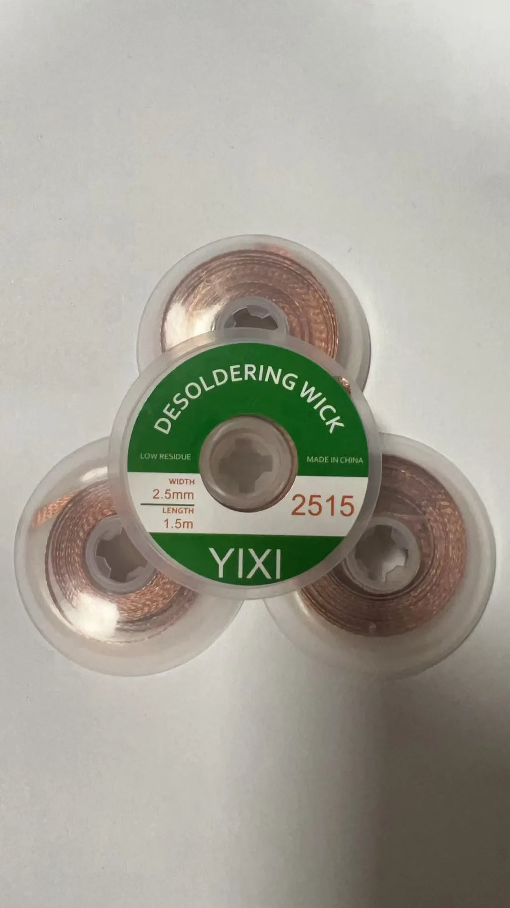 Desoldering Wire 1.0/1.5/2.0/2.5/3.0/3.5mm Braid Soldering Mesh Welding Parts Low Residue No-Clean Solder Tin Remover Tool