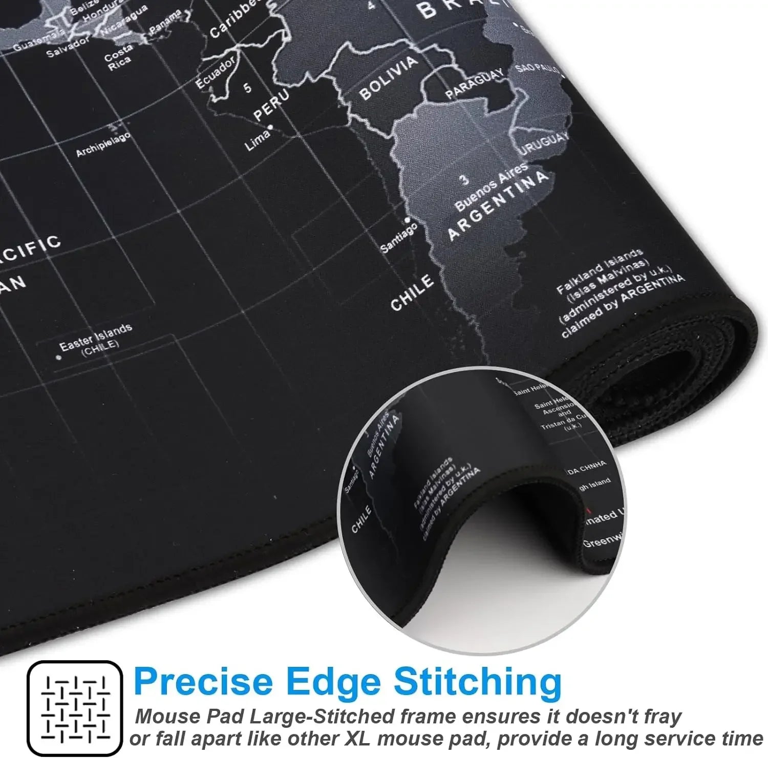 Map Mouse Pad Large Map Desk Mat Protector Gaming Mousepads Office Table Decor Keyboard Long Padding Notebook Computer Gamer Mat