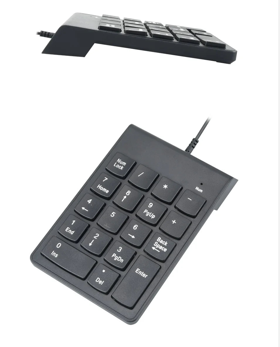 18 Keys wired Number Keypad And USB 2.4G Mini Number Keypad Digital Keyboard For IMac/MacBook Air/Pro Laptop PC Notebook Desktop