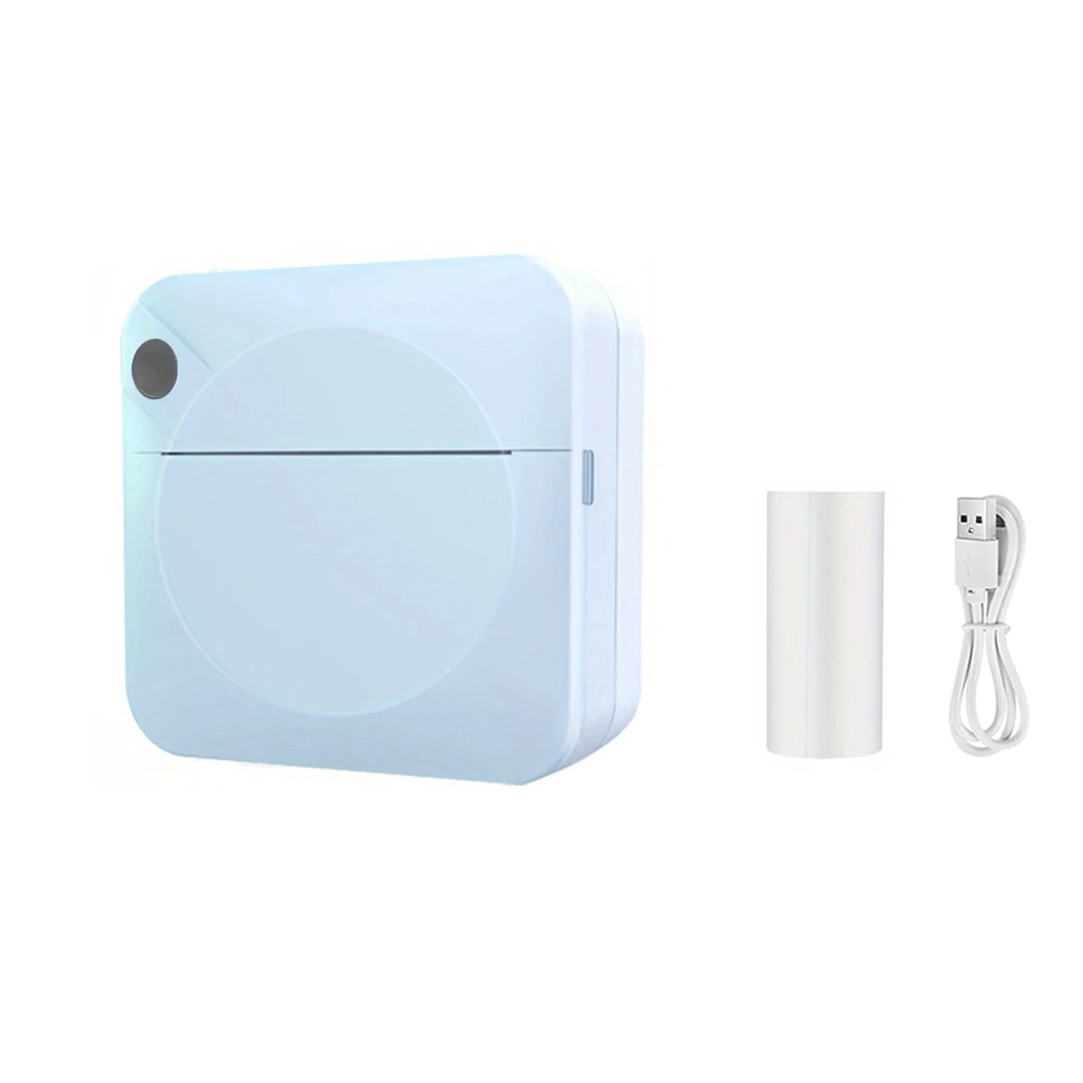 Mini Printer Thermal Adhesive Labels Printer Sticker Bluetooth Mini Pocket Label Notes Printer for Home and Office Android IOS