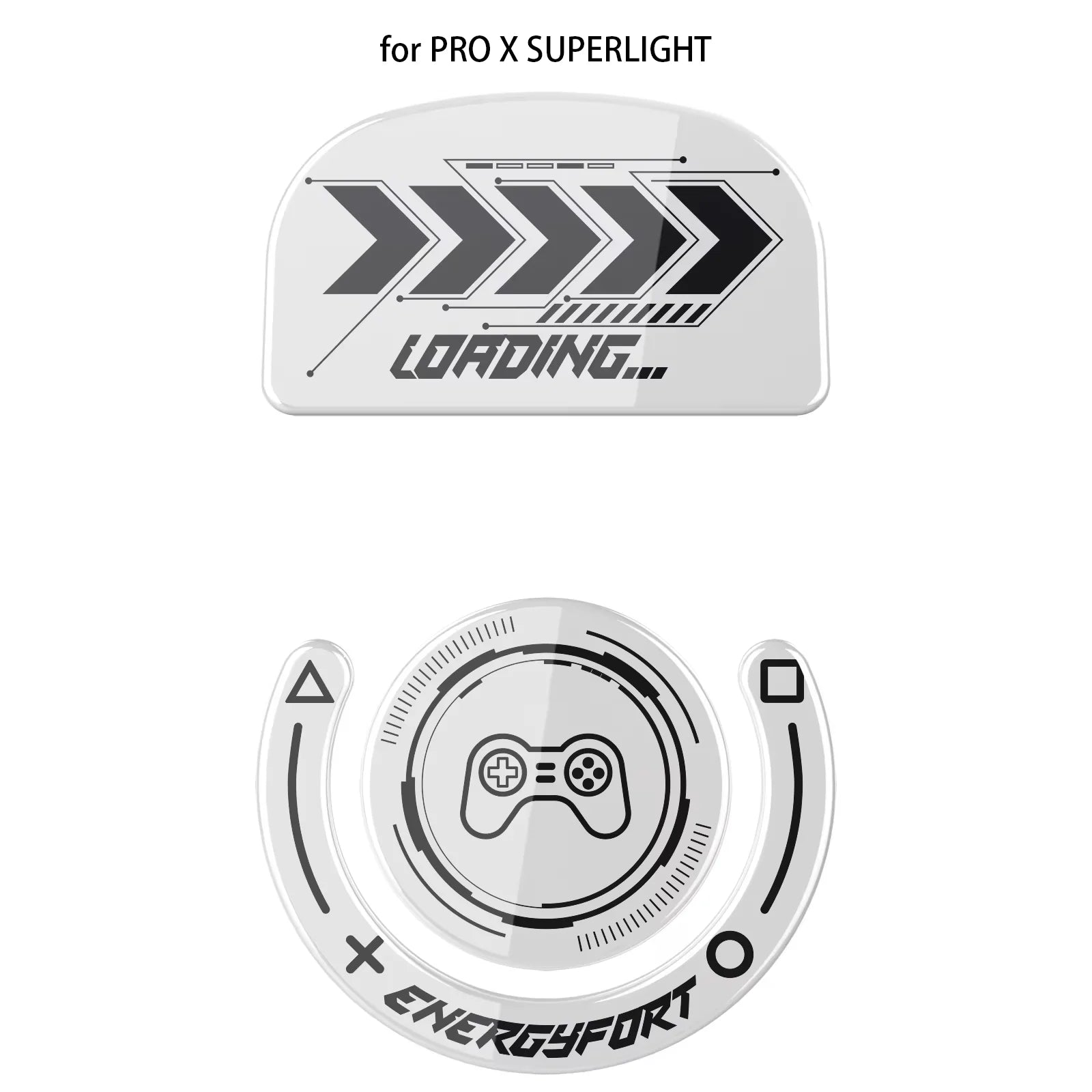 Glasses Mouse Feet Skates For Logitech G PRO X SUPERLIGHT Sticker Rounded Curved Edge GPXS Glide Feet For FPS MOBA Games