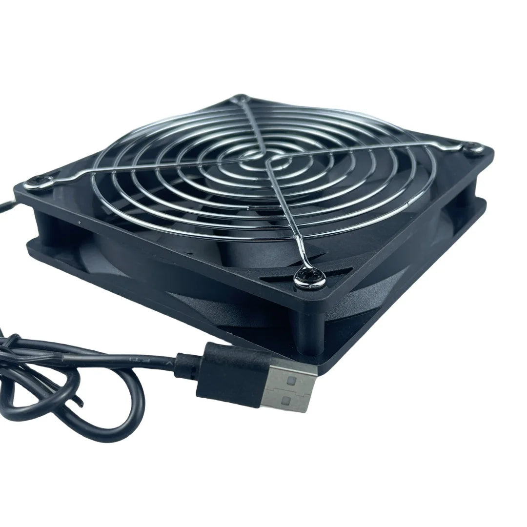 120x120x25mm 120mm 12cm DC 5V USB Power Cooling Case Fan For Receiver DVR Xbox TV Box Router