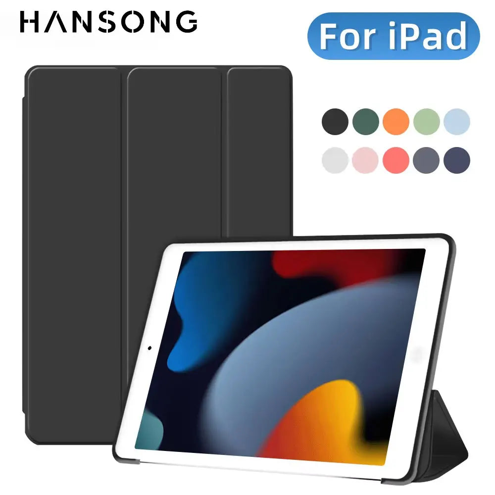 For iPad Case For Air 11 13 M2 2024 Pro 11 13 For Pro 11 12.9 10th Gen Air 10.9 iPad 5/6th 9.7 10.5 7/8/9th 10.2 Mini 6 Cover