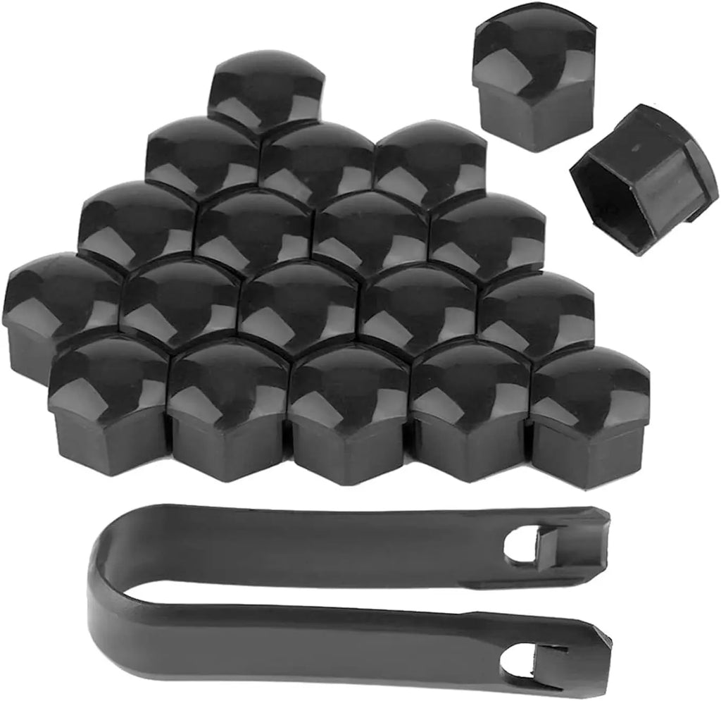 20PCS Universal Wheel Nut Covers 17/19/21mm - ust-proof wheel bolt caps for Car, SUV, Truck | Exterior Protection & Decoration