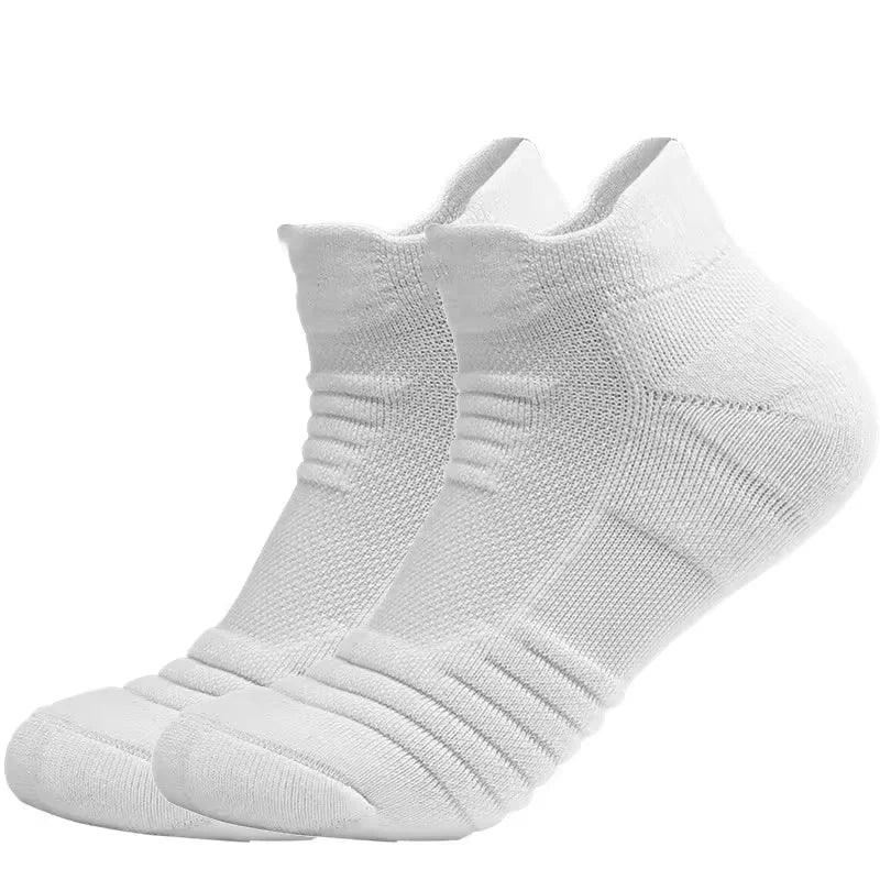 3 Pairs Men's Comfort Fit Cushion Performance Athletic Crew Socks For Outdoor Sports