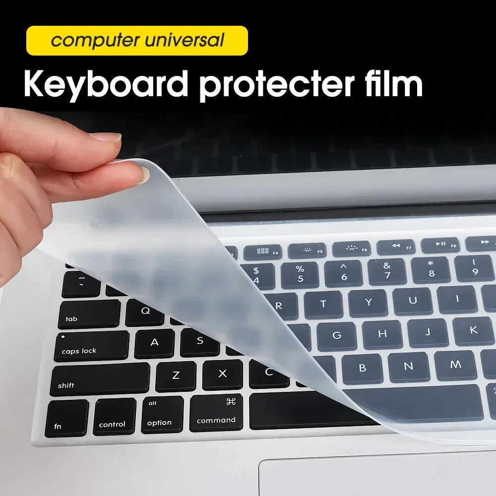 13-14 Inch 15-17 Inch  Universal Laptop Notebook Keyboard Silicone Cover Dustproof  Protective Waterproof Film