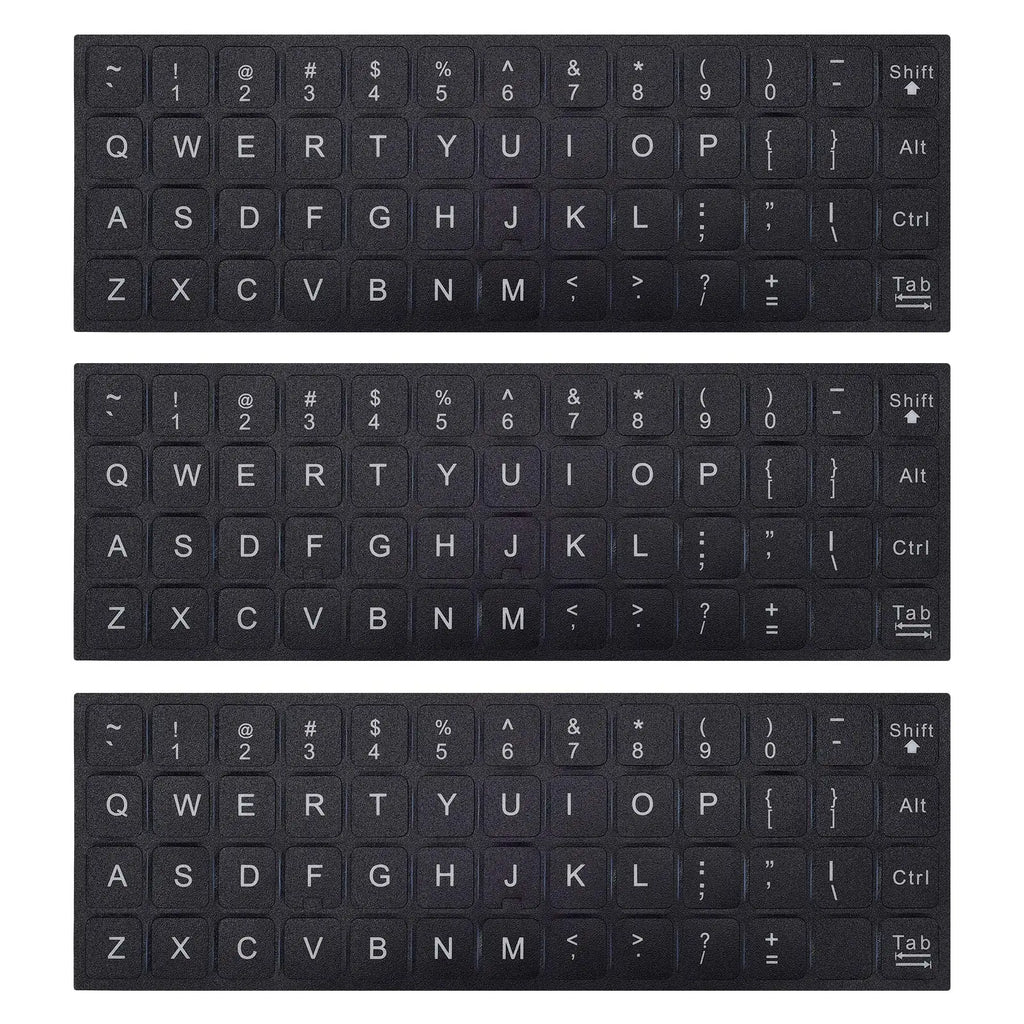 English Spanish Italian Korean Keyboard Stickers Frosted PVC Language Keyboard Sticker For Laptop Desktop PC