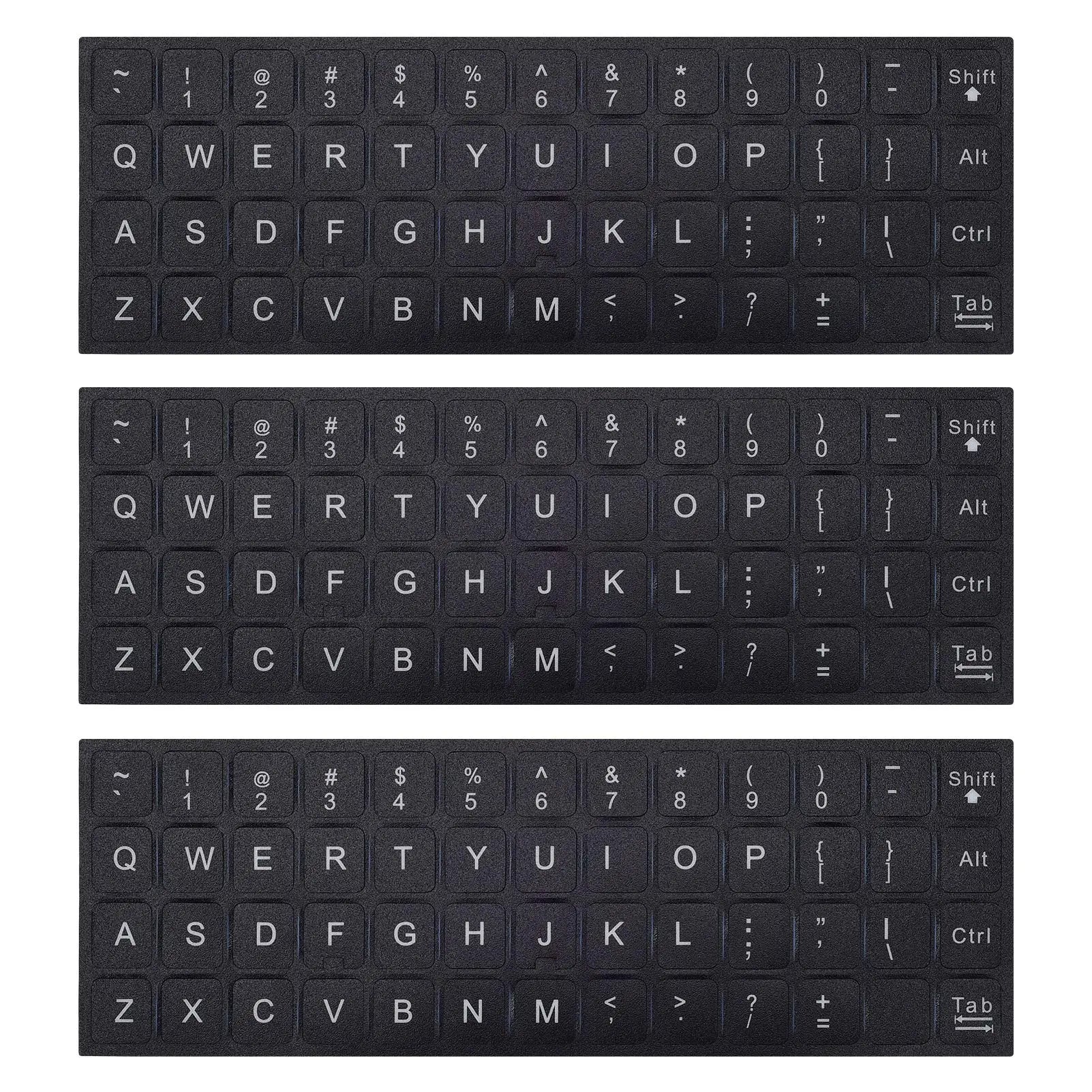 English Spanish Italian Korean Keyboard Stickers Frosted PVC Language Keyboard Sticker For Laptop Desktop PC