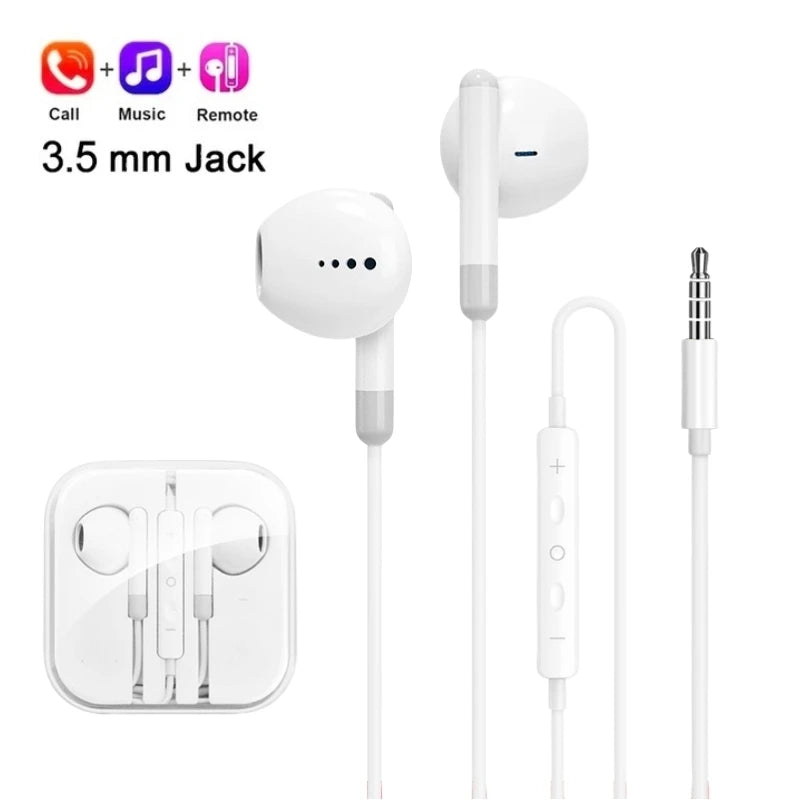 For Xiaomi Headphones Xiaomi mi 14 13 12 11 in-ear Earphones Redmi Note 10 9 8 7 Type C 3.5mm Wired Headset Phone Accessories
