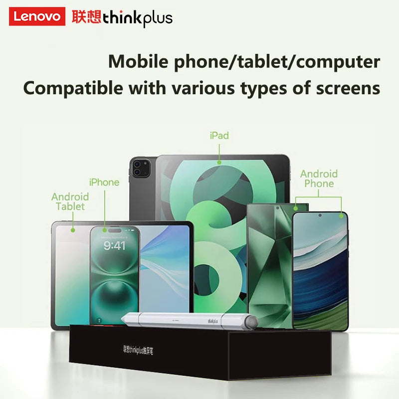 Lenovo Thinkplus Bp28 Universal three pen tips stylus For Android IOS  Screen For iPad Pencil Huawei Xiaomi Samsung Tablet Pen