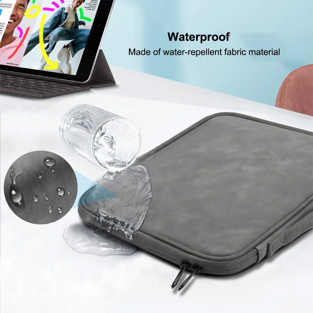 Tablet Sleeve Bag For iPad Pro 12.9 Air 11 13 inch 2024 Pouch Case For iPad 7 8 9 10th Generation Mini 6 2022 Portable Handbag