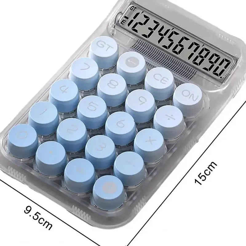 Circular Machine Calculators Large Display Mechanical Dot Keyboard Back To School Supplies Students/Finance Stationery