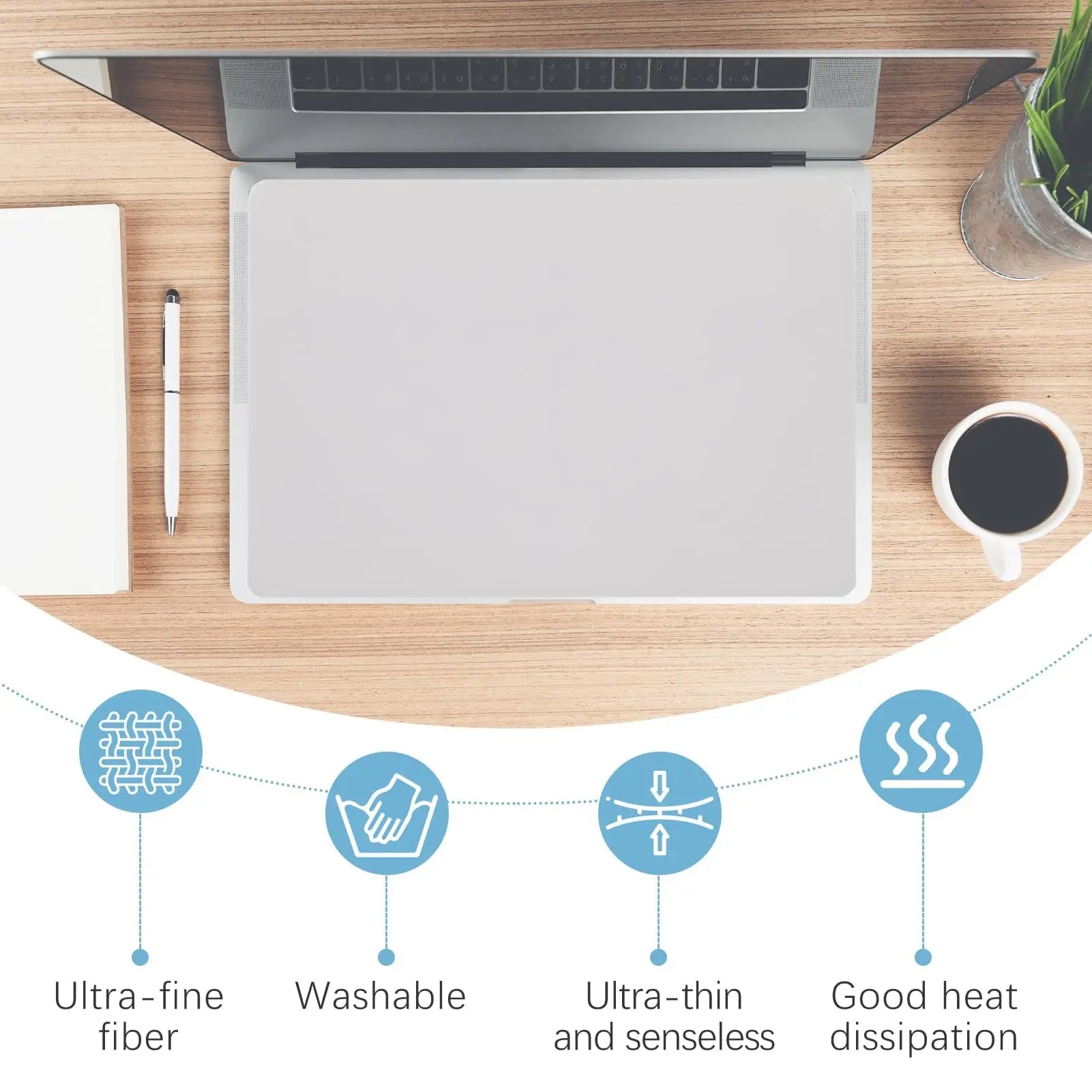 Screen Cleaning Cloth Compatible with MacBook Pro 13", 14" and MacBook Air 13", Protects Against Dirt and Scratches for Laptop K