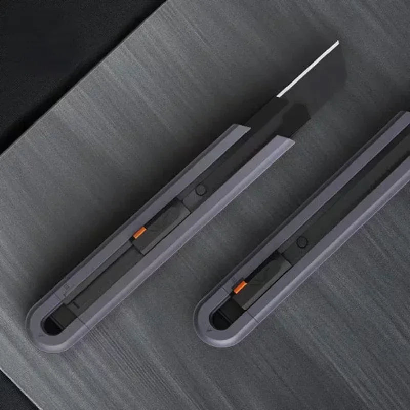 Mini Multifunction Utility Knife Carbon Steel Blade Safety Lock Stretch Pocket Professional Paper Cutter Household Manual Tool