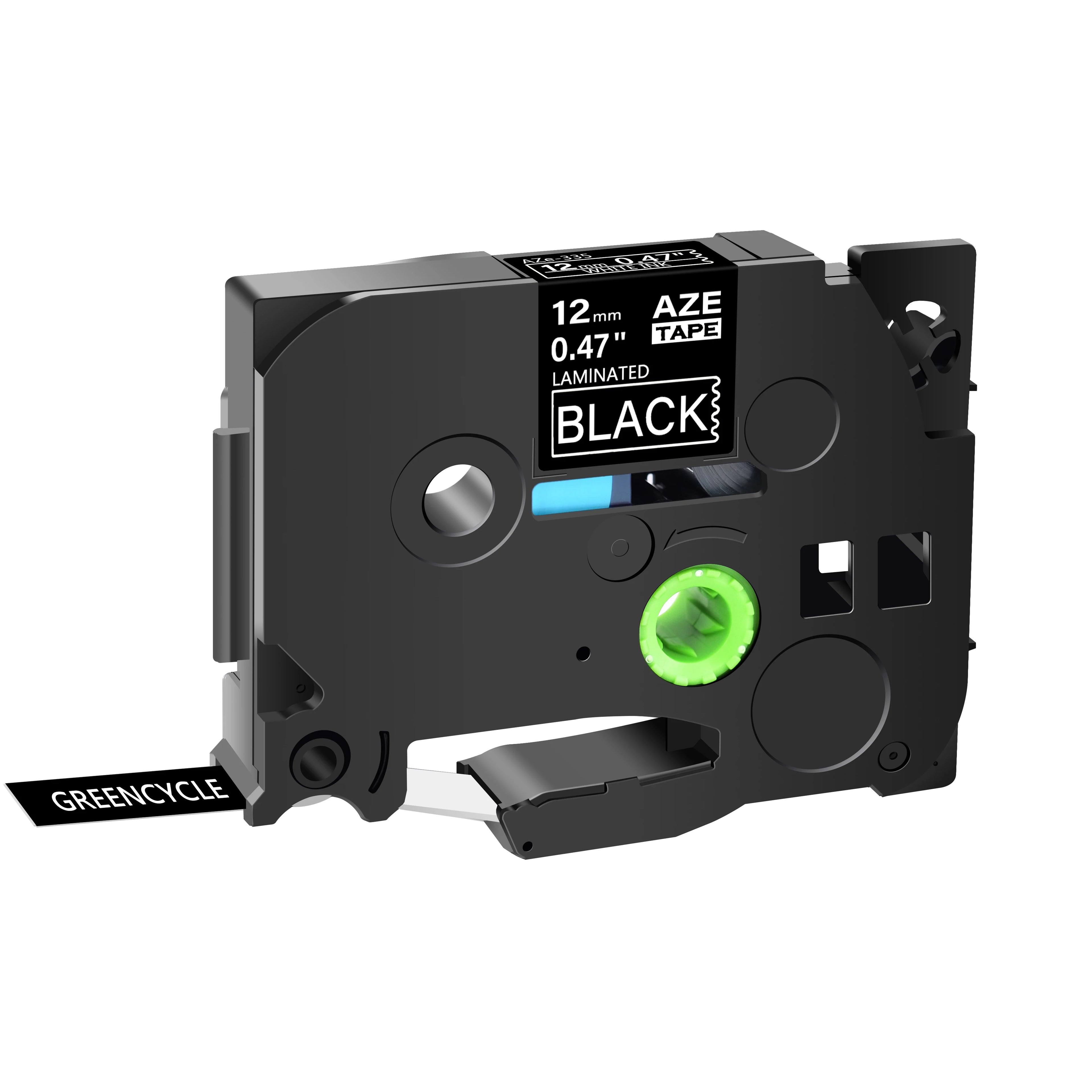 GREENCYCLE 1Pcs 6mm/9mm/12mm 231 Label Tape Compatible for Brother P-Touch Label Maker for TZ TZE 131 231 431 531 631 731 Ribbon