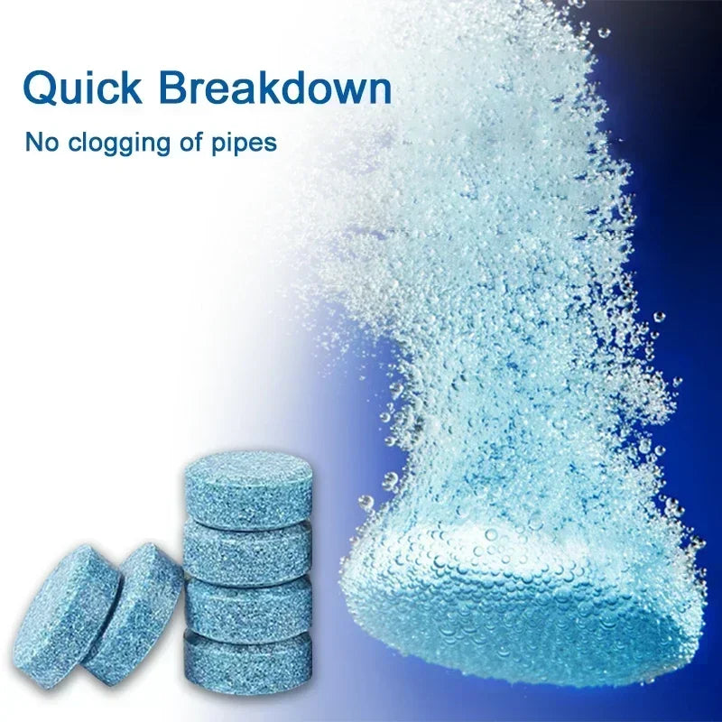 2-100PCS Solid Car Windshield Cleaner Effervescent Tablets Windscreen Window Glass Dust Wiper Car Cleaning Tool Car Accessories