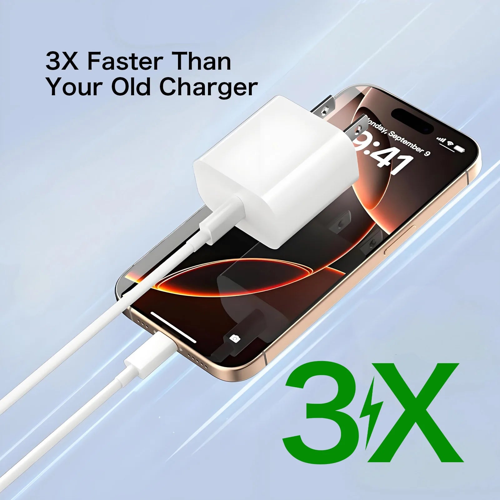 35w for iPhone Fast Charger for iPhone 14 13 12 11 Pro Plus mini XS Max XR X 8 iPad Air Quick Charging Power Adapter USB C cable