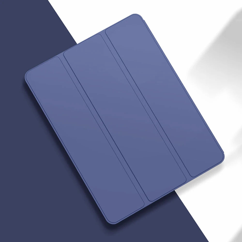 For iPad 10th 9th 8th 7th 6th 5th Generation Case Air 5 4 Pro 11 2021 2020 2018 Mini 6 Smart Tri-fold Cover 9.7 10.2 10.9 Inch