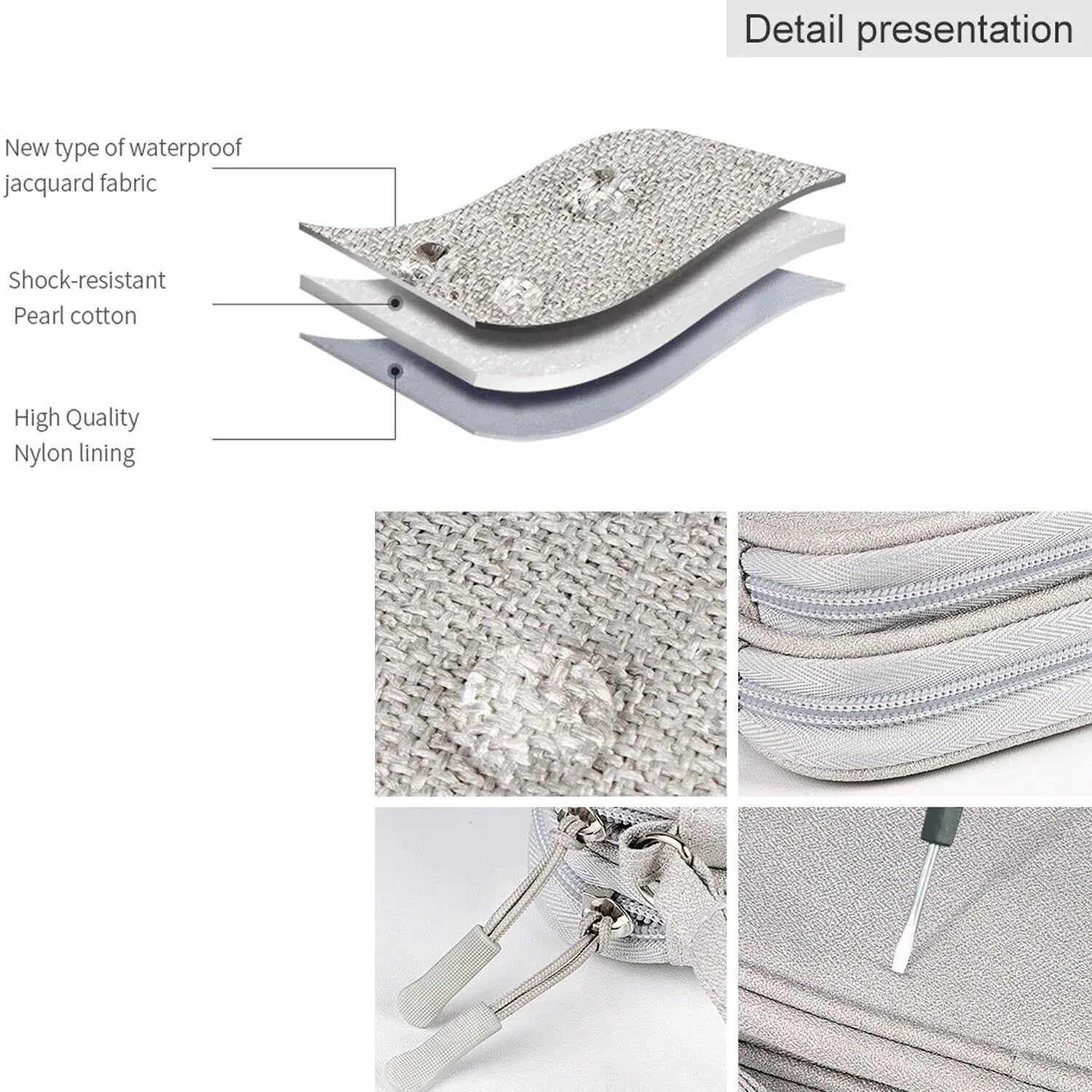 Data Cable Storage Bag Waterproof Portable Carry Case  Storage Bag Travel Organizer Bag for Cable Cord USB Charger