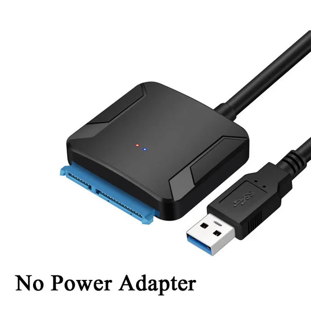 Sata To USB 3.0 Adapter Cable USB 3.0 Hard Drive Converter Cable Support 2.5/3.5 Inch External SSD HDD Adapter Hard Drive Laptop