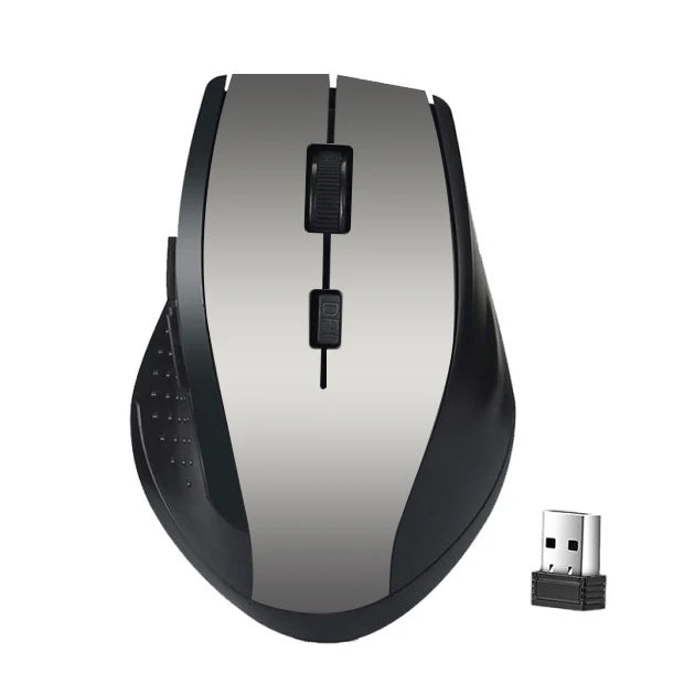2.4GHz Wireless Optical Mouse for PC Gaming Laptops Game 6 Keys Wireless Mice with USB Receiver Drop Shipping Computer Mouse
