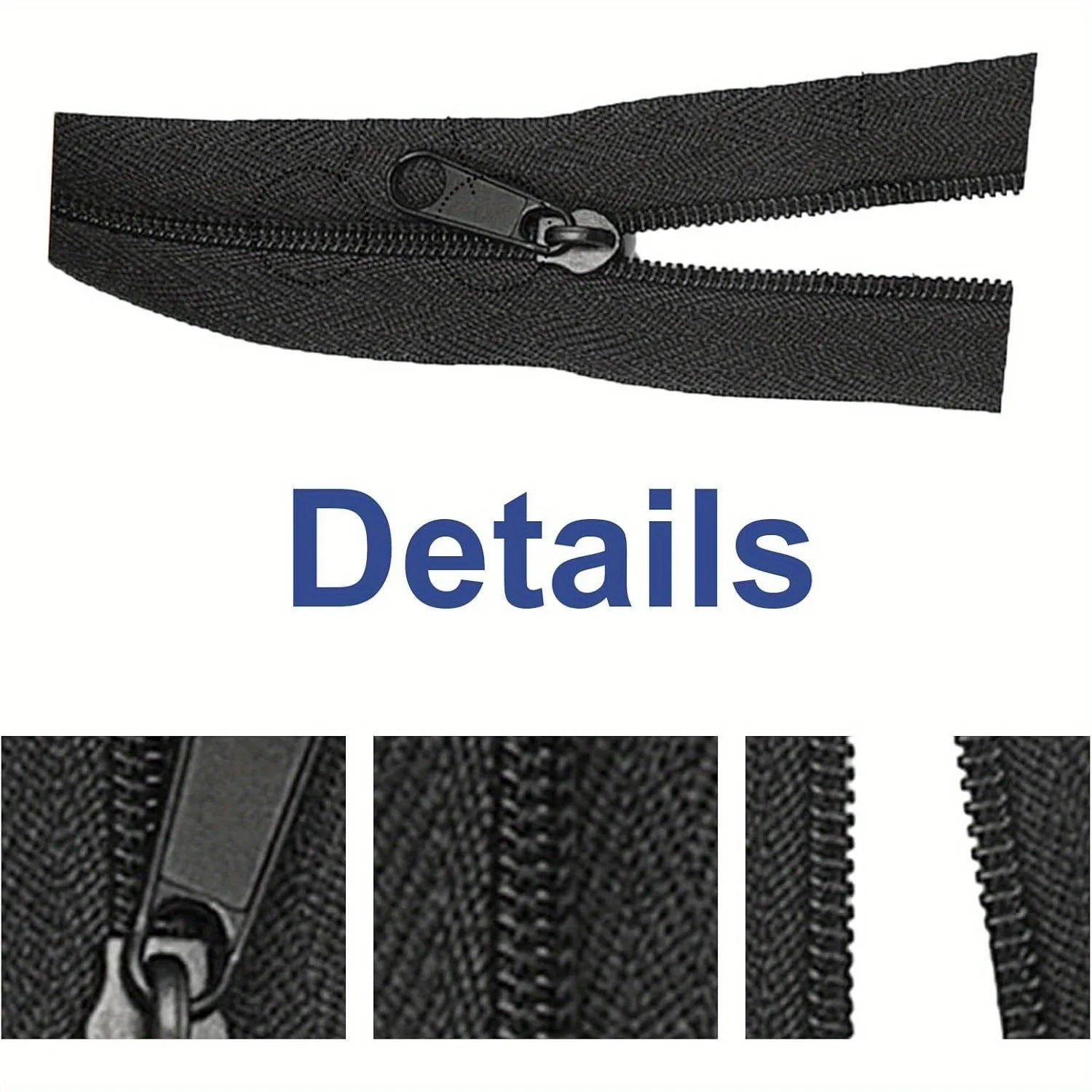 3 Sizes Universal Instant Fix Zipper Repair Kit Replacement Zip Slider Teeth Rescue Sewing Clothes Bag Zippers Tool Accessories