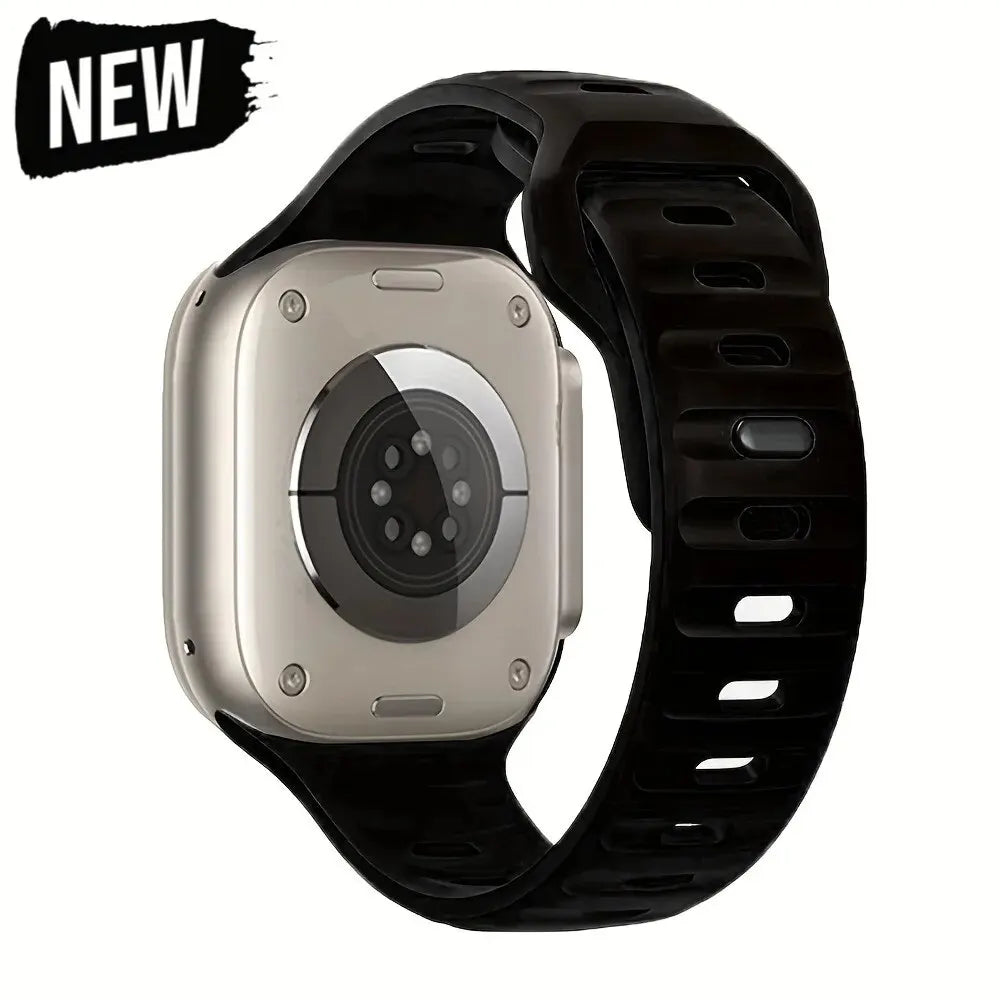 Soft Silicone Strap For Apple Watch Band Ultra 49mm 44mm 45mm 42mm 41mm 42mm 38mm Sport Watchband IWatch Serise 9 8 7 6 Bracelet