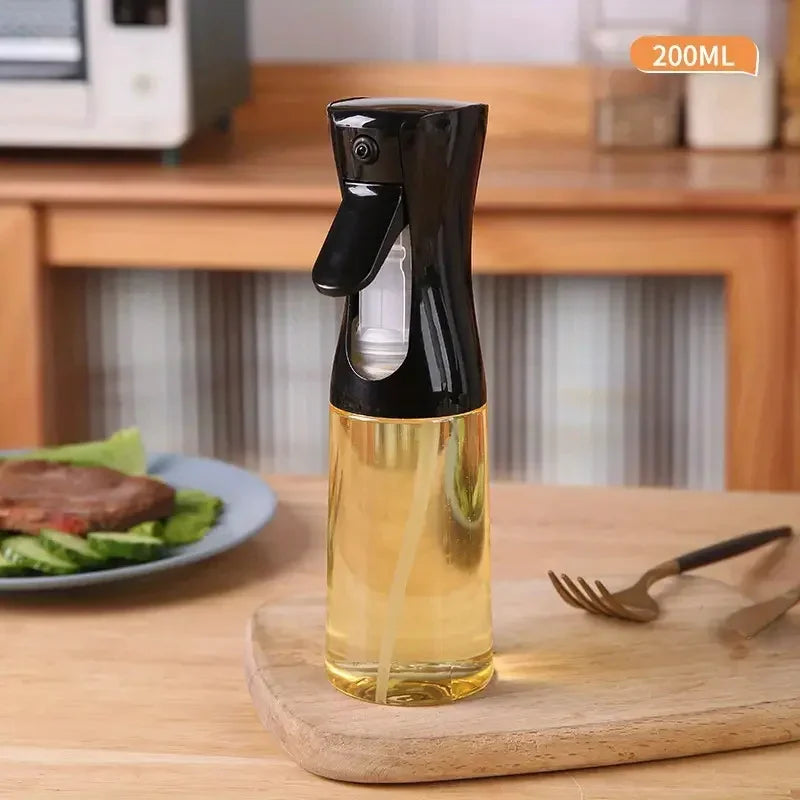 Olive Oil Mister Spray Bottle for Cooking - Cooking Oil Spray Bottle  Air Fryer Accessories - Refillable Glass Dispenser