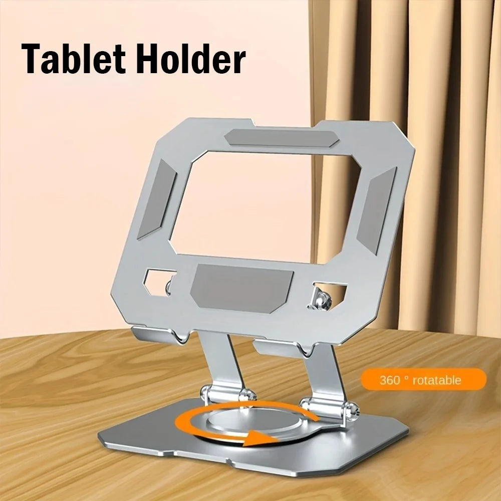 360° Rotatable Tablet Stand Adjustable Foldable Desktop Stand Holder Compatible For 4