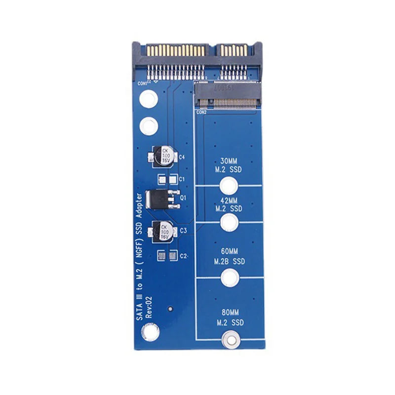 M.2 NGFF SSD To SATA 3 3.0  Adapter Card Converter B B&M Key Protocol Solid State Disk Drive 2230 2280 2242