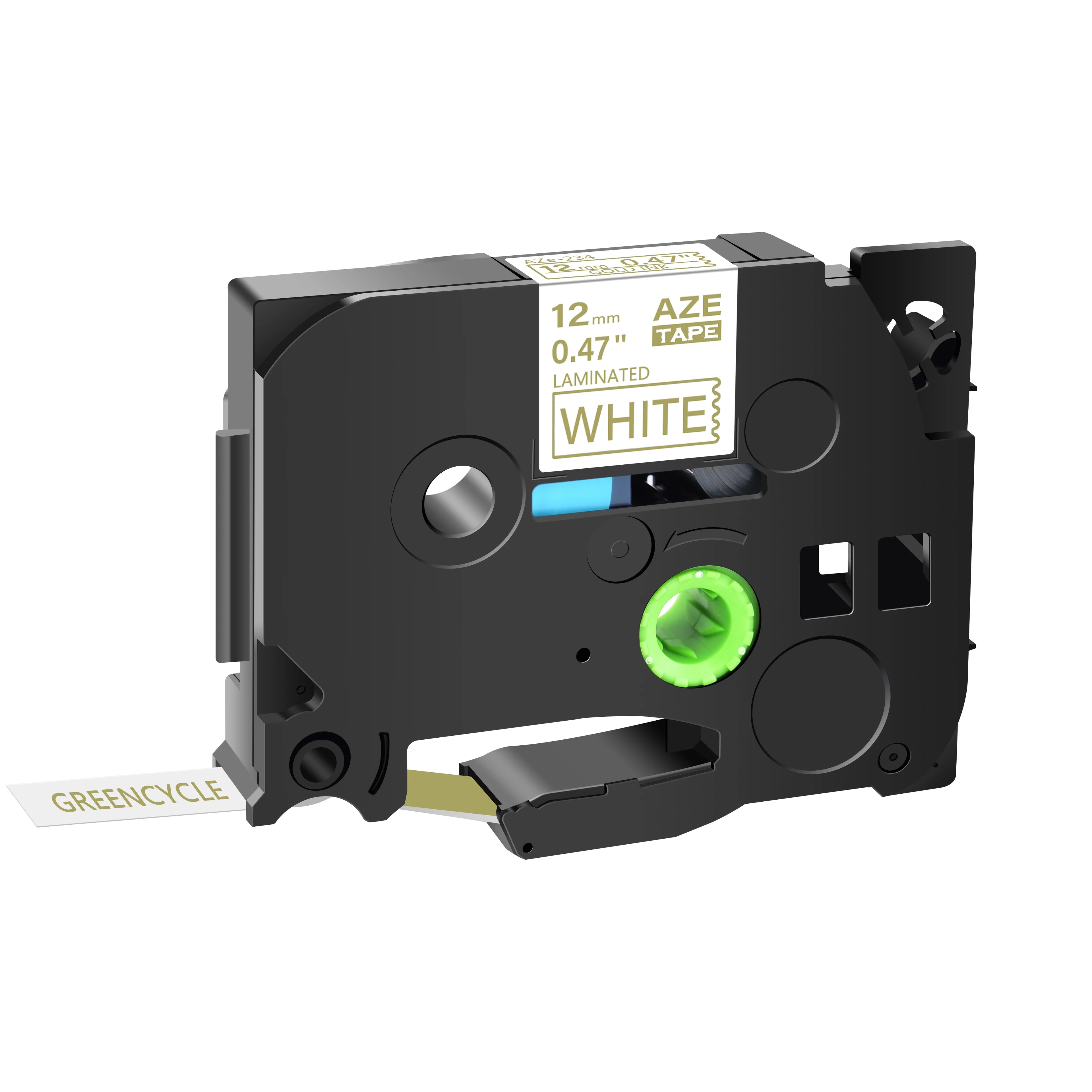 GREENCYCLE 1Pcs 6mm/9mm/12mm 231 Label Tape Compatible for Brother P-Touch Label Maker for TZ TZE 131 231 431 531 631 731 Ribbon