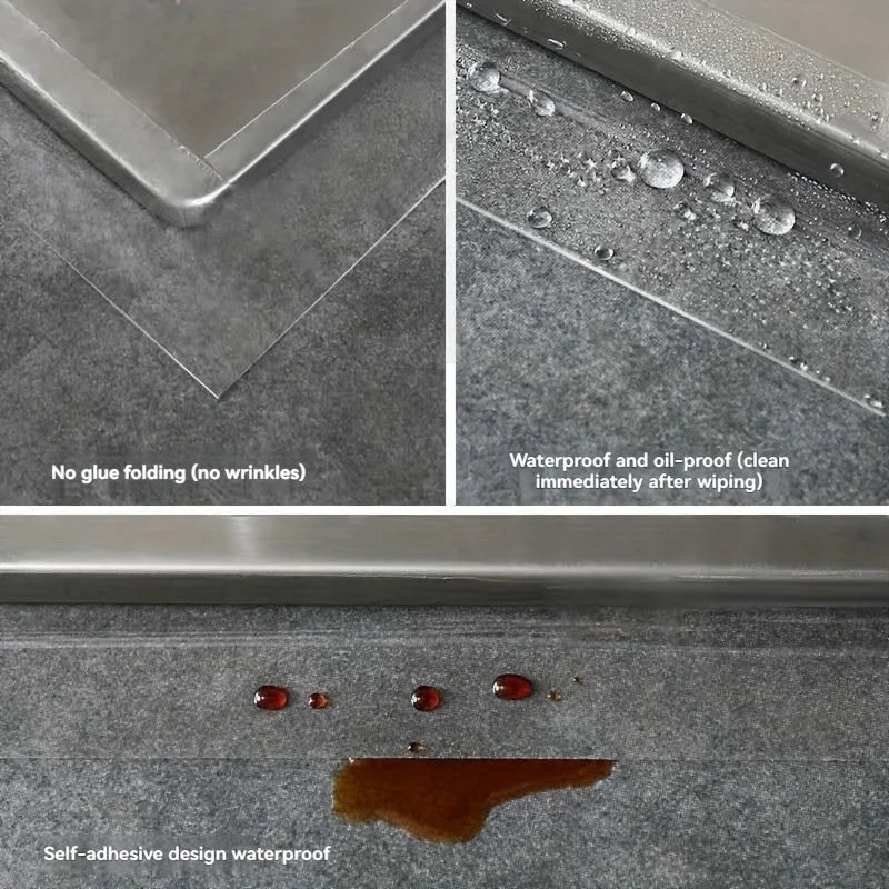 5M/10M Single Side Self-Adhesive Nano Tape Waterproof and Stain-Resistant Kitchen Bathroom Sink Caulk Strip Transparent Tape