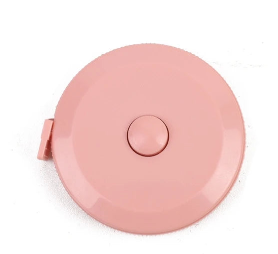 1PC/15PCS 1.5m Small Tape Measure Portable Student Soft Leather Three Measurement Clothes Automatic Recycling