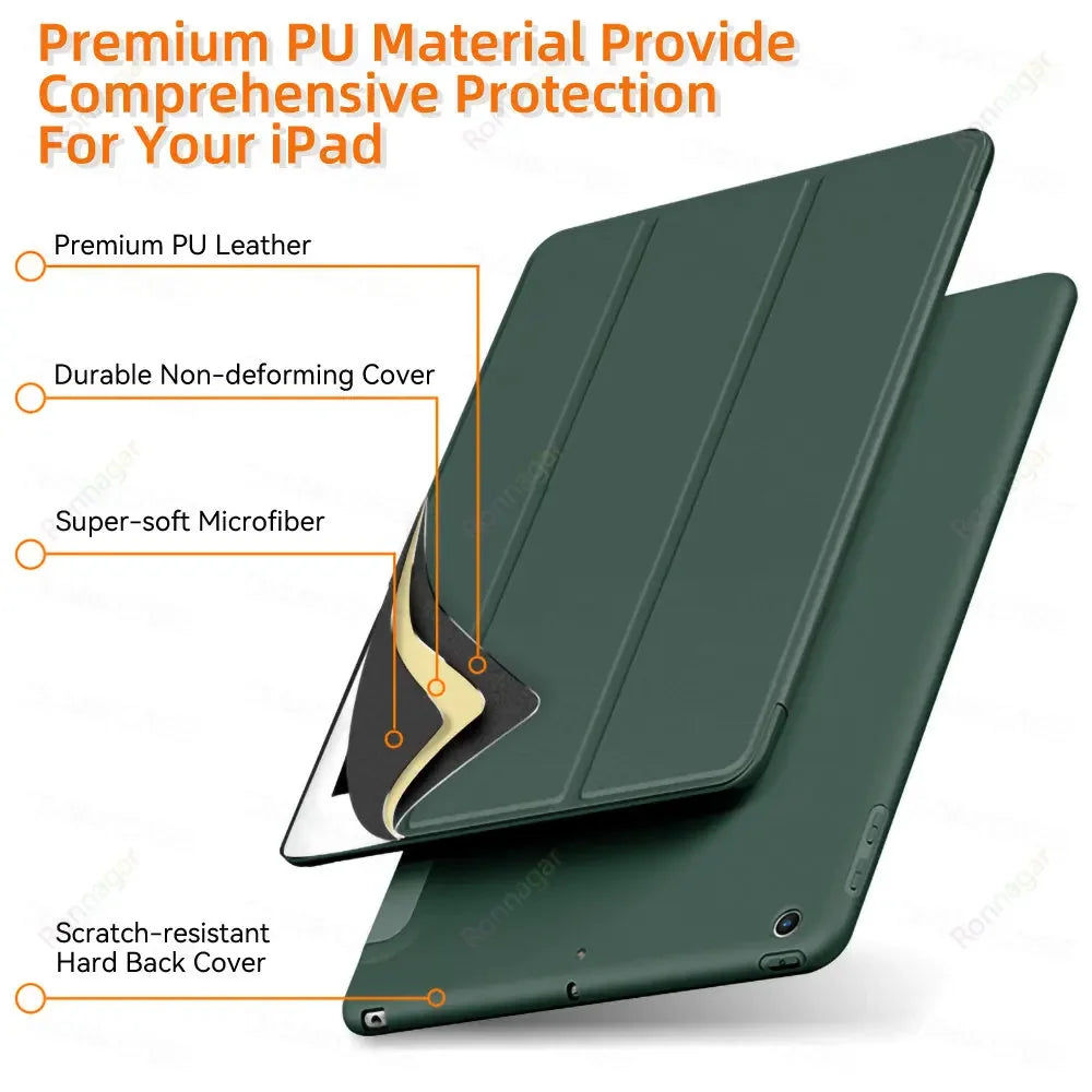 For iPad Air11 2025 2024 case A16 11th Pro11 M4 M2 iPad 9th 6th 5th Gen 9.7 10.2 Air6 M3 M2 Air5 4 10.9 10th Air1 2 Pro 9.7 10.5