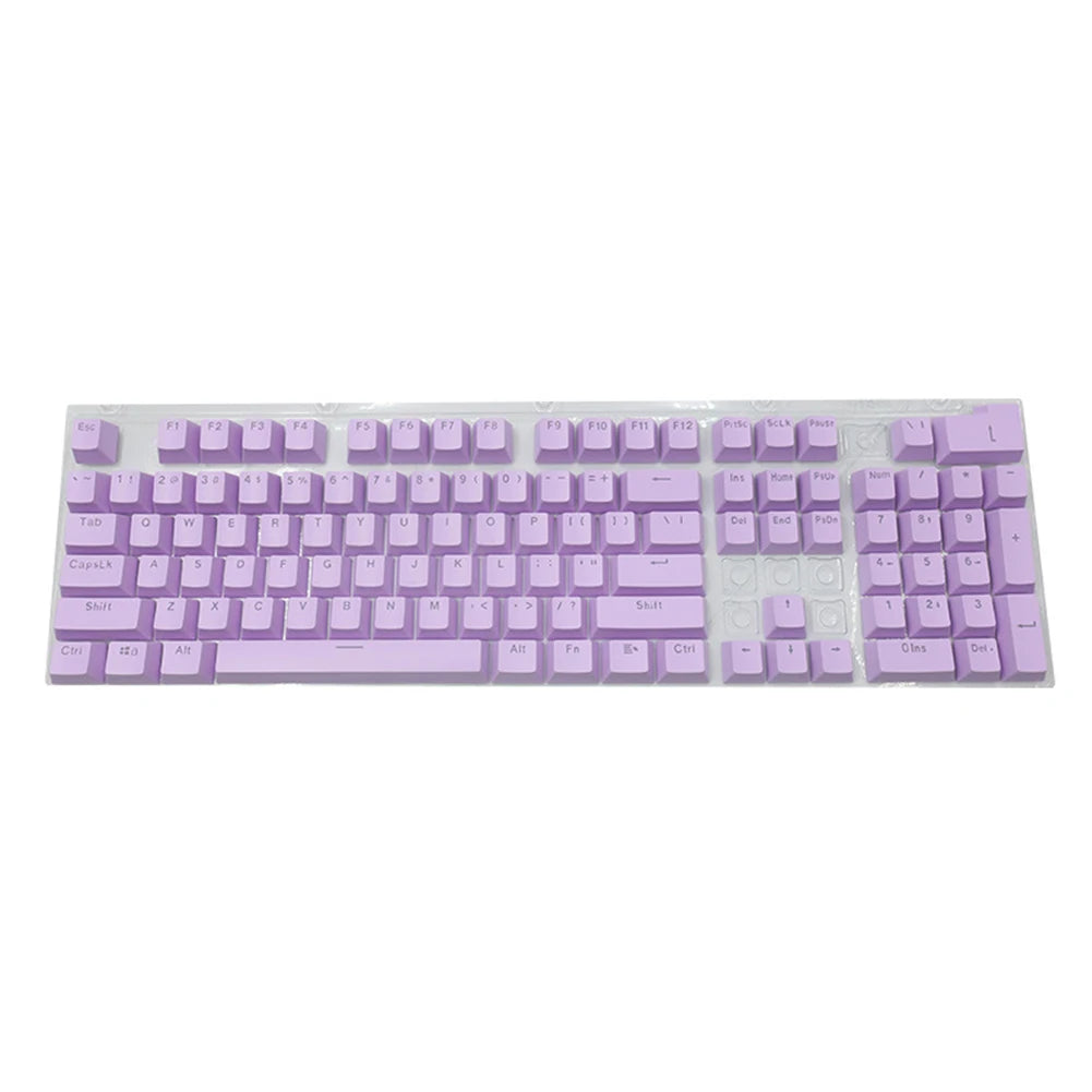 104pcs ABS Universal Mechanical Keyboard Keycaps Desktop Computer Ergonomic Blank Keycaps For Cherry MX Mechanical Keyboard Caps