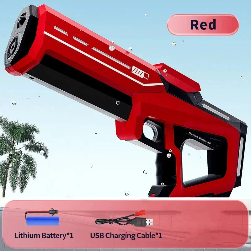 Automatic water absorbing electric water gun, outdoor beach swimming pool entertainment, adult and children's water gun