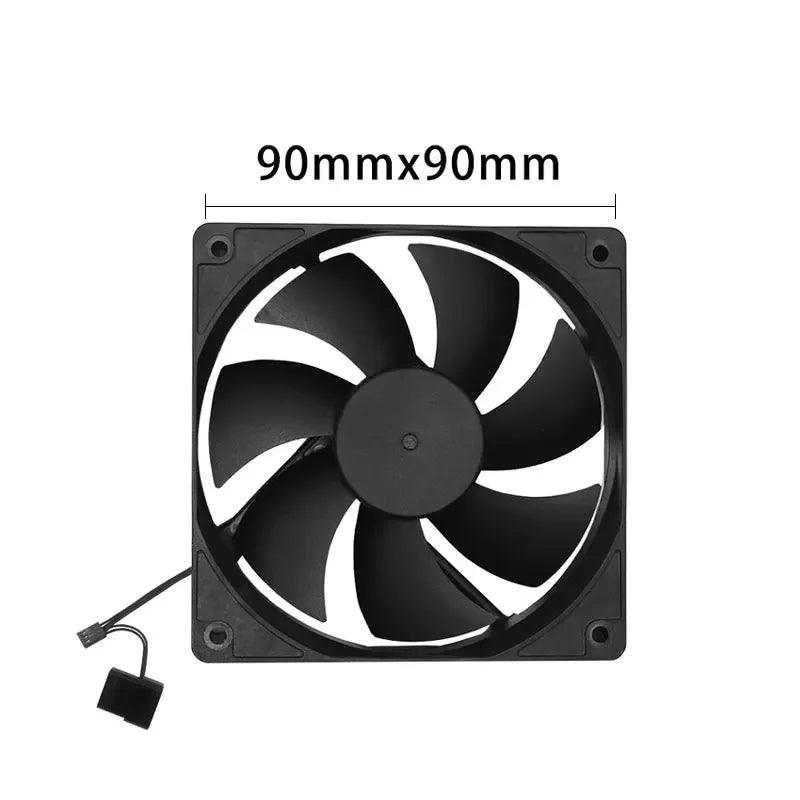 LDPCSJ 8cm 9cm 12cm Quiet Computer Fan Silent PC Fans For Computer PC Case GPU CPU Cooler Radiator Cooling