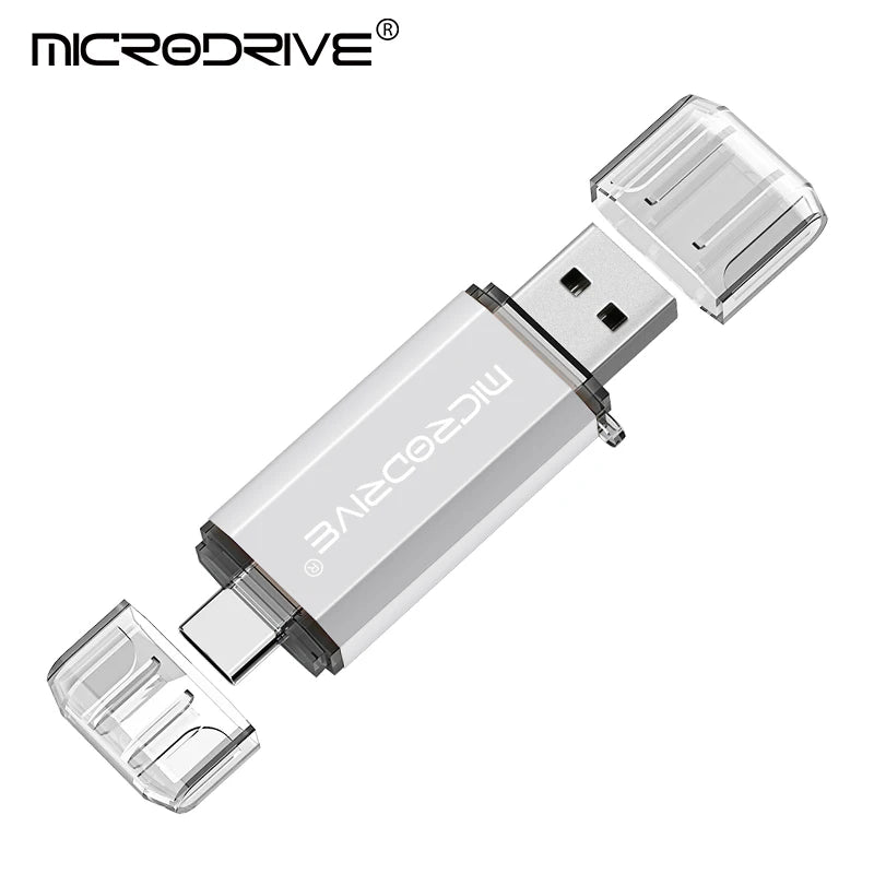 Type C USB Flash Drive OTG 2 IN 1 USB 2.0 Micro USB Pen Drive 128GB 64GB 32GB 16GB 8GB 4GB Pendrive Flash Drive