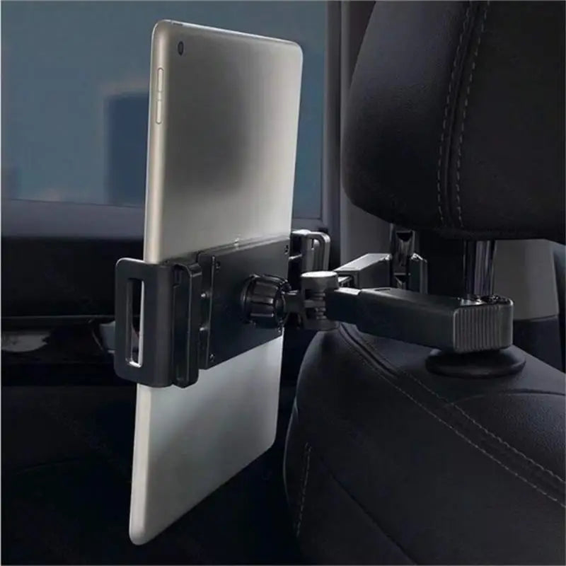 Soporte de montaje para tableta y reposacabezas de coche, giratorio de 360 grados para iPad, soporte de almohada para asiento tr