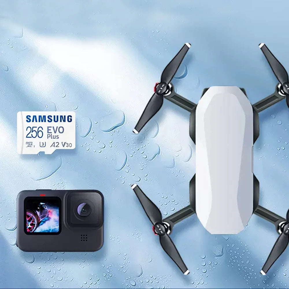 SAMSUNG EVOPlus 64GB U1 V10 A1/128GB 256GB 512GB U3 V30 A2 MicroSD Memory TF Card microSDXC UHS-I C10 Read Speed up to 160MB/s