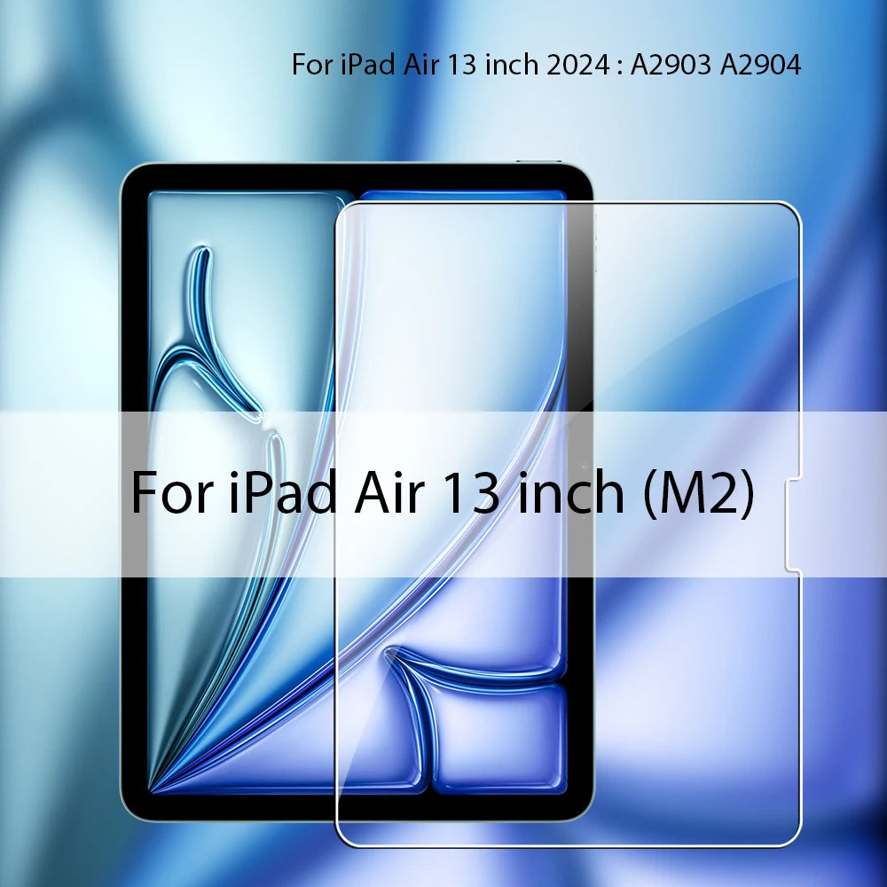 2Pcs Hydrogel Film For Ipad Air 5 4 9 10th  Generation 10.9 Screen Protector For Ipad 13 11 12.9 6th 8th 10.2 M4 M2 Accessories