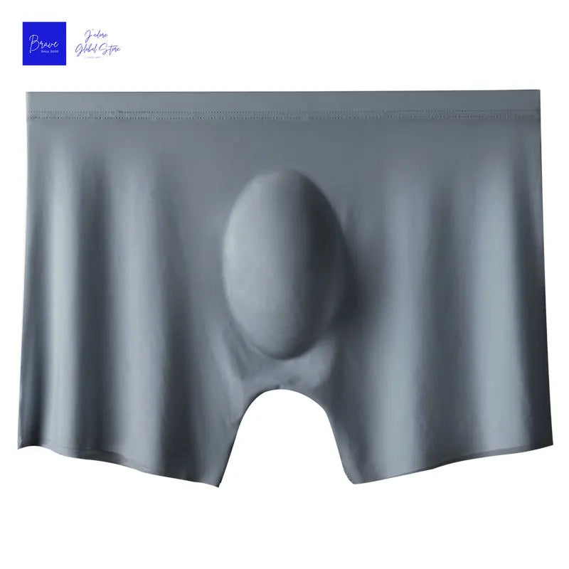 1pc Mens Boxers Shorts Ice Silk Men Panties Seamless Sexy Underwear Man Underpants Panties Male Antibacterial Breathable Briefs