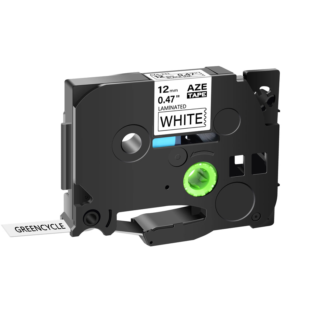 GREENCYCLE 1Pcs 6mm/9mm/12mm 231 Label Tape Compatible for Brother P-Touch Label Maker for TZ TZE 131 231 431 531 631 731 Ribbon