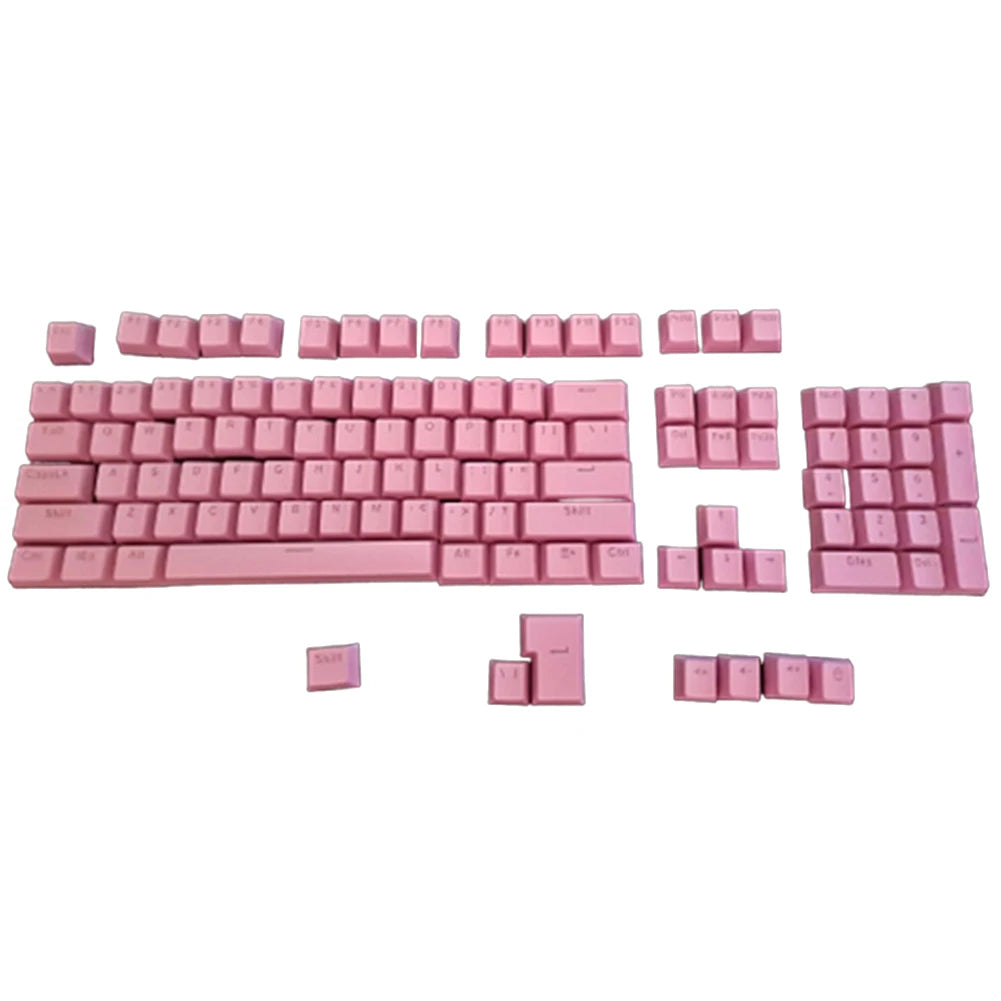 104pcs Universal Mechanical Keyboard Keycaps Ergonomic Blank Keycaps For Cherry MX Mechanical Keyboard Replacement Backlit Key