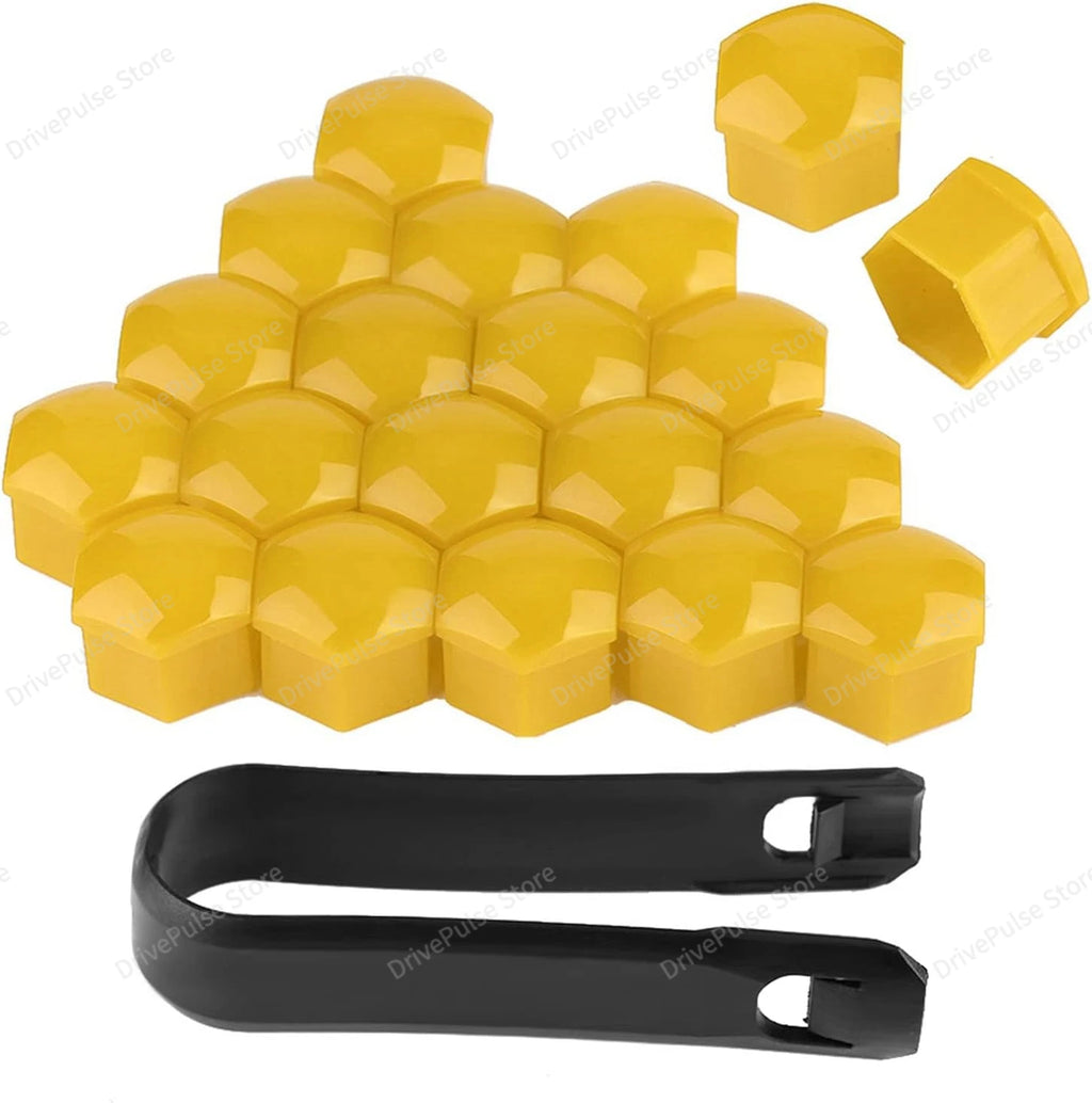 20PCS Universal Wheel Nut Covers 17/19/21mm - ust-proof wheel bolt caps for Car, SUV, Truck | Exterior Protection & Decoration