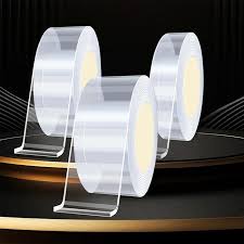 Nano Tape Double Sided Tape Transparent Reusable Waterproof Adhesive Tapes Cleanable Kitchen Bathroom Supplies Tapes