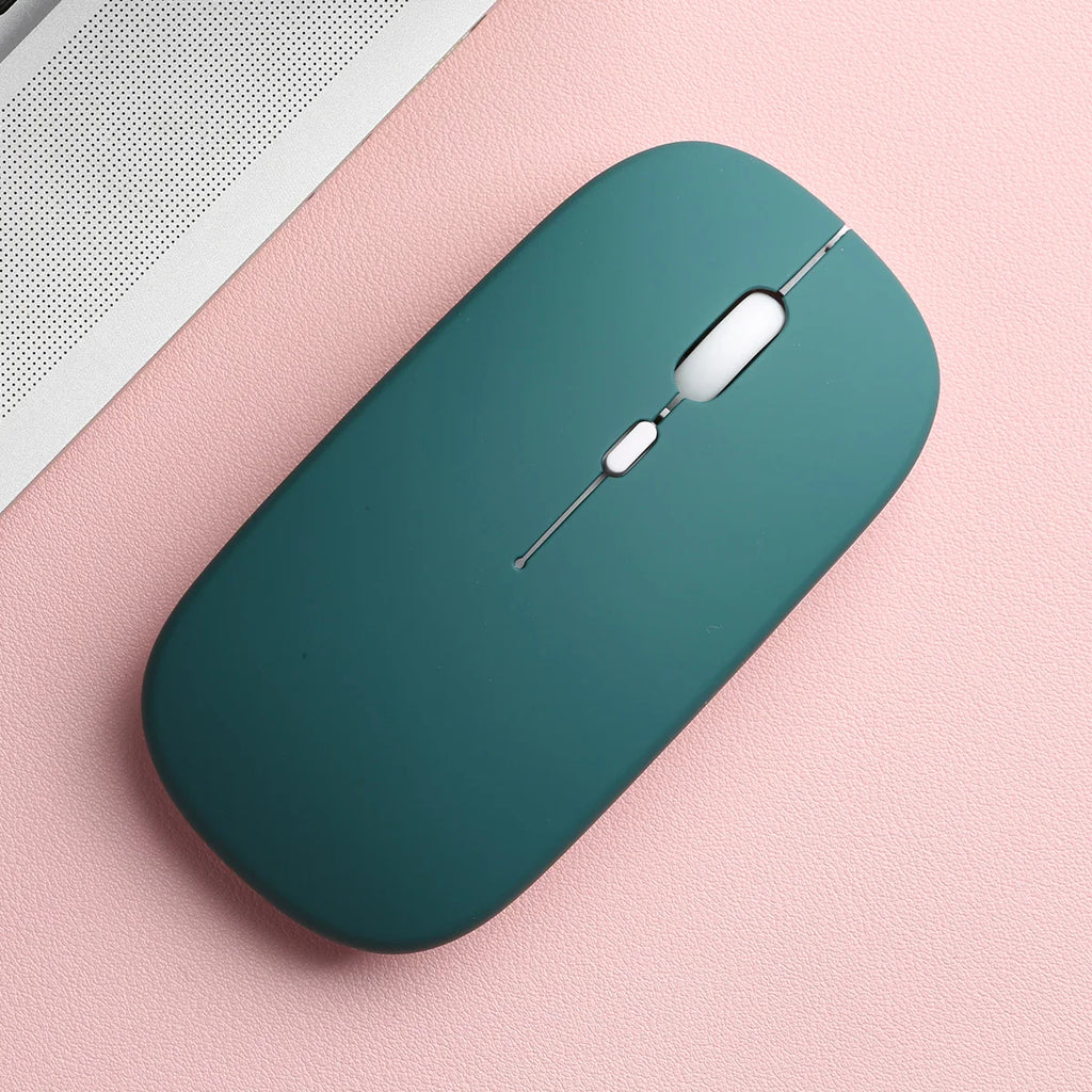 Colorful Bluetooth Mouse, Silent Wireless Mouse, Single-Mode Battery, Office Business Mouse Suitable for Various Laptops